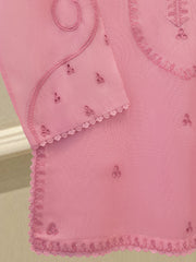 3 Piece - Pure Embroidered Cotton Net Suit S112793