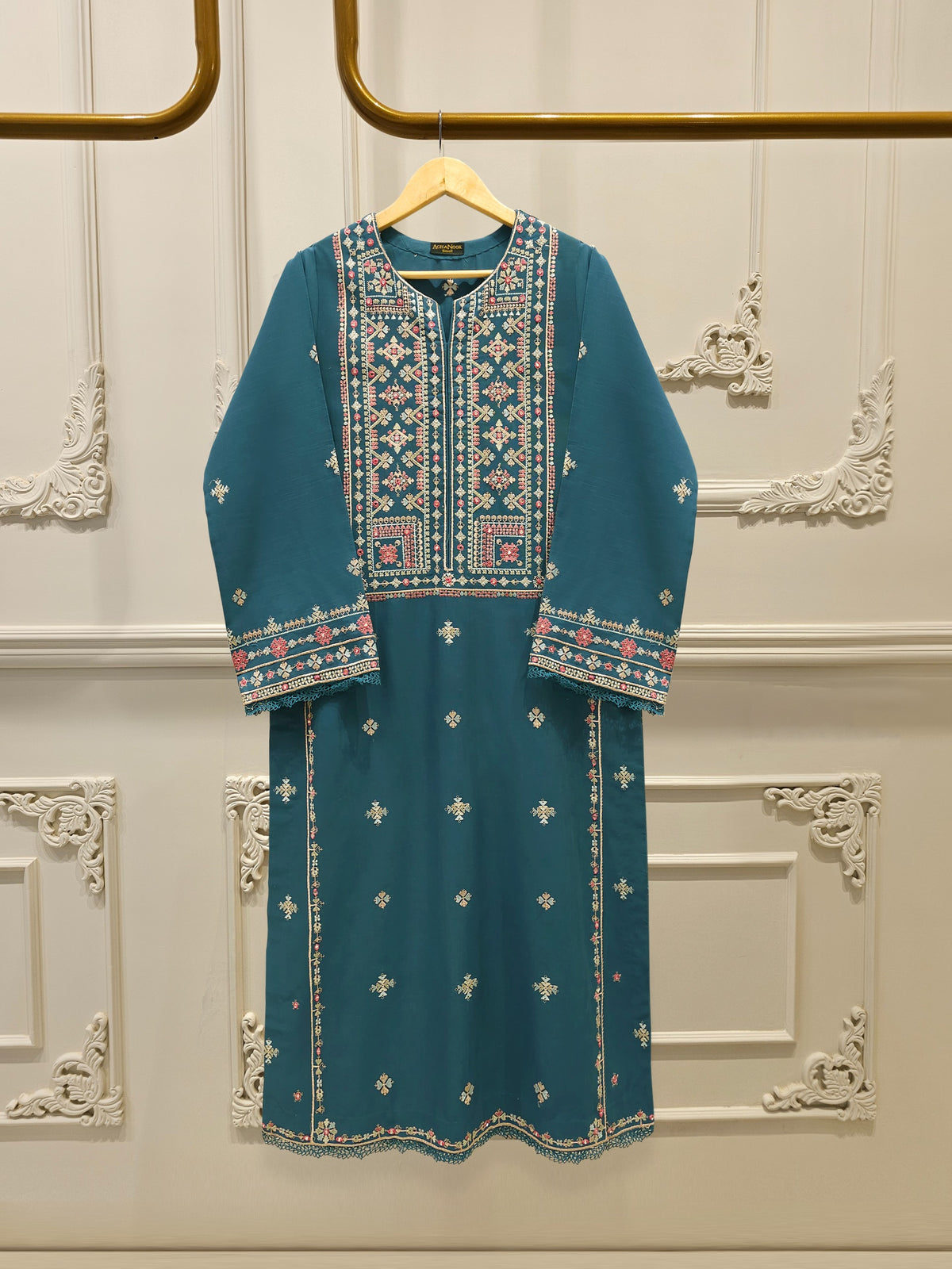 2 Piece - Embroidered Khaddar Suit S112798