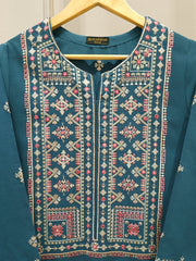 2 Piece - Embroidered Khaddar Suit S112798