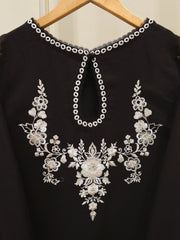 3 Piece - Pure Embroidered Cotton Net Suit S112804