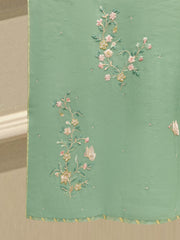 Pure Embroidered Silk Net Shirt S112791