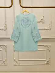 3 Piece - Pure Embroidered Cotton Net Suit S112802