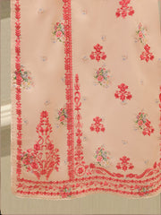 2 Piece - Digital Printed Embroidered Cambric Suit S112735