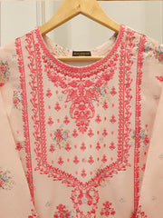 2 Piece - Digital Printed Embroidered Cambric Suit S112735