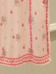 2 Piece - Digital Printed Embroidered Cambric Suit S112735