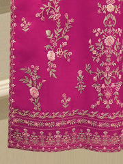 2 Piece - Pure Organza Embroidered Suit S112809