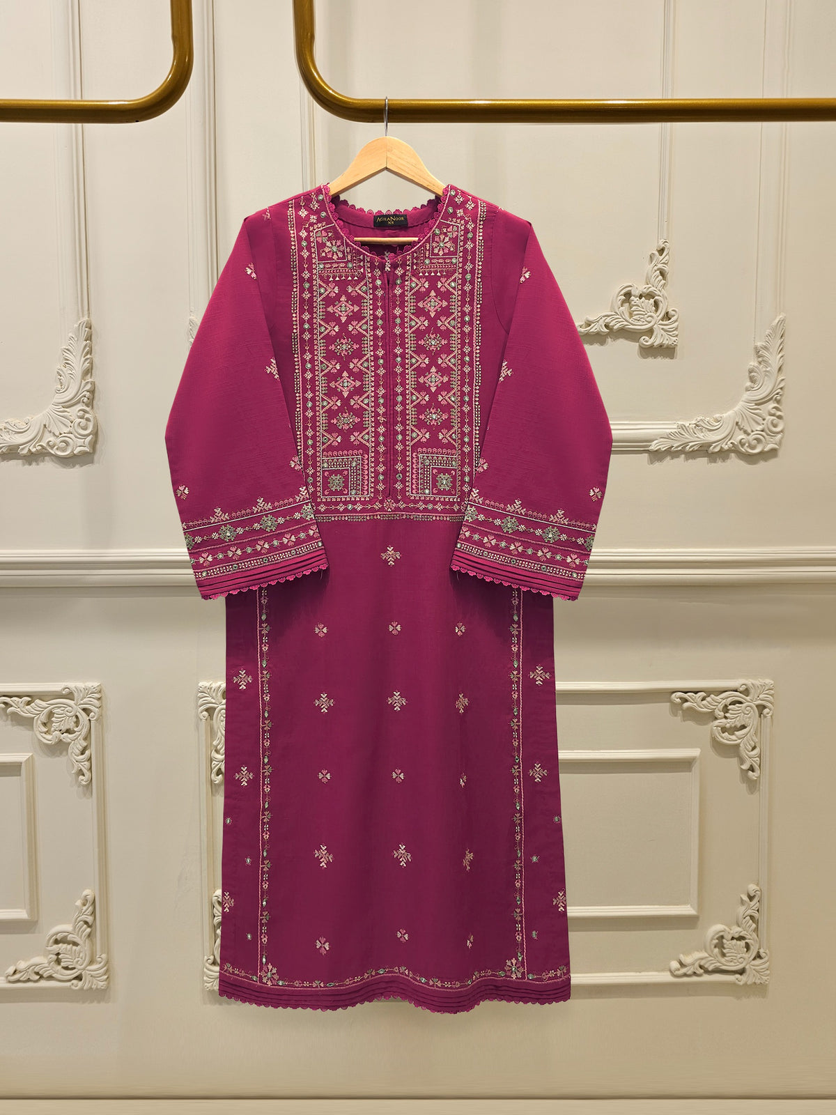 2 Piece - Embroidered  Khaddar Suit S112827