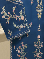 2 Piece - Pure Organza Embroidered Suit S112471