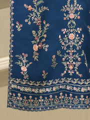 2 Piece - Pure Organza Embroidered Suit S112471