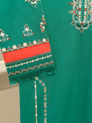 2 Piece - Embroidered  Khaddar Suit S112797