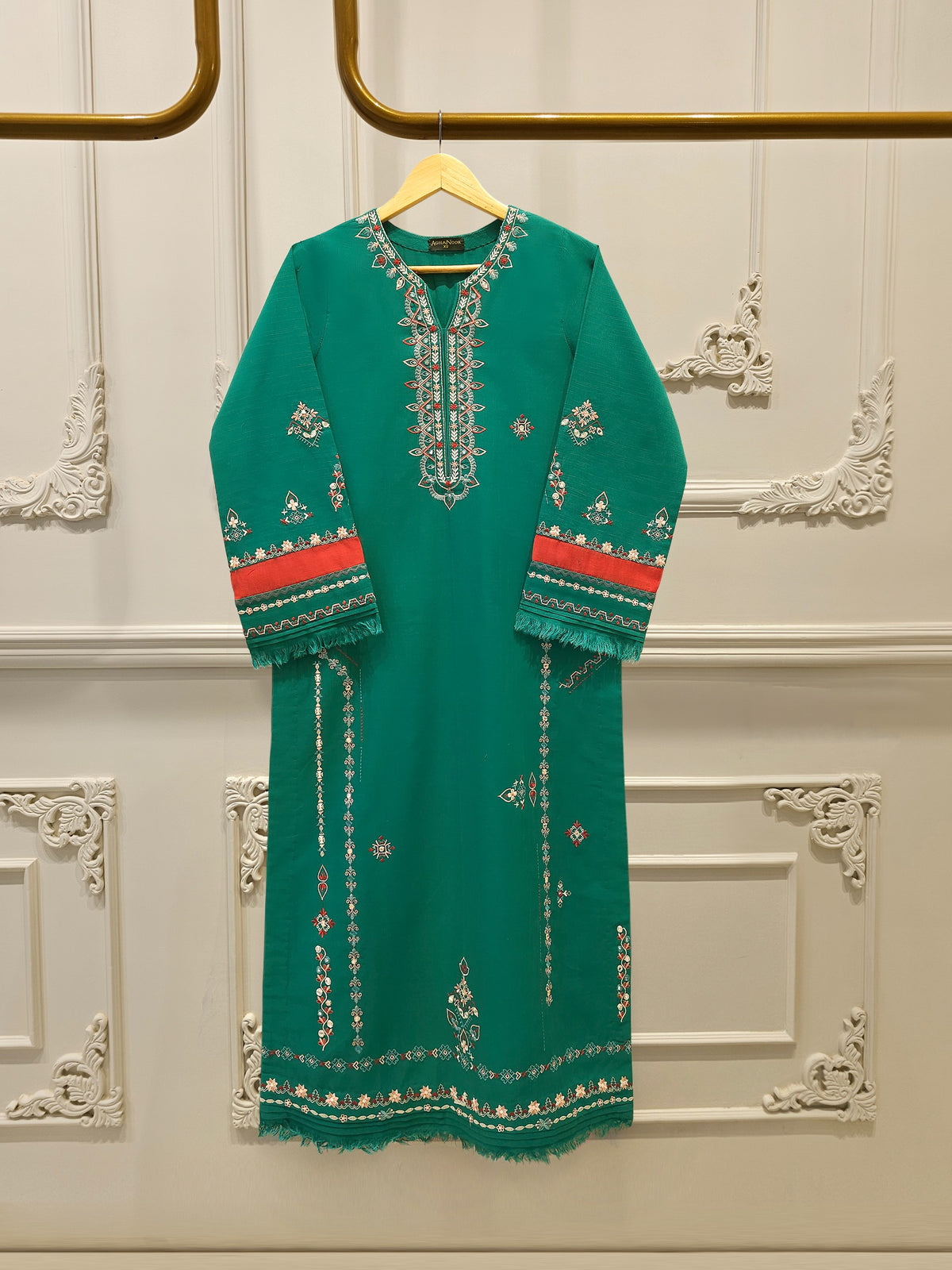 2 Piece - Embroidered  Khaddar Suit S112797
