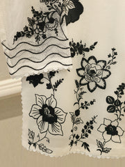 3 Piece - Pure Embroidered Cotton Net Suit S112837