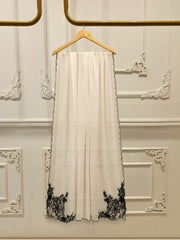3 Piece - Pure Embroidered Cotton Net Suit S112837