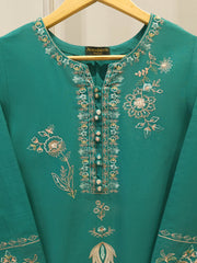2 Piece - Embroidered  Khaddar Suit S112838