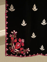 2 Piece - Embroidered Velvet Suit S112840