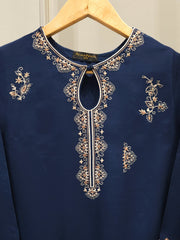 2 Piece- Pure Korean Silk Embroidered Suit S112847