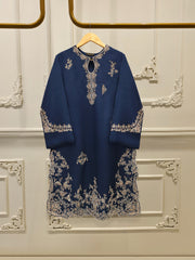 2 Piece- Pure Korean Silk Embroidered Suit S112847