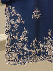2 Piece- Pure Korean Silk Embroidered Suit S112847