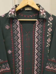 2 Piece - Embroidered Georgette Suit WS00206