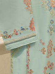 2 Piece - Embroidered Kora Cotton Suit  S112853