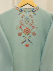 2 Piece - Embroidered Kora Cotton Suit  S112853