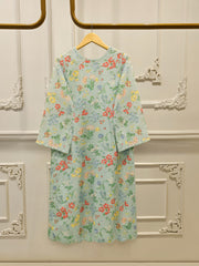 Digital Printed Embroidered  Khaddar Shirt S112865