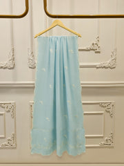 3 Piece - Pure Embroidered Cotton Net Suit S112862