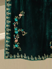 2 Piece - Embroidered Velvet Suit S112901