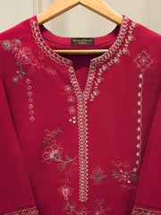 2 Piece - Embroidered  Khaddar Suit S112904