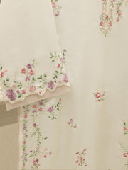 2 Piece- Pure Korean Silk Embroidered Suit S112910