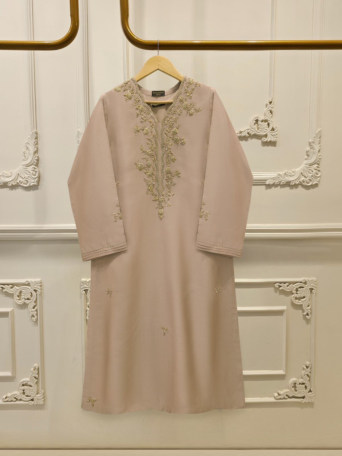 2 Piece-  Pure Embroidered Sheesha Silk Suit S112906