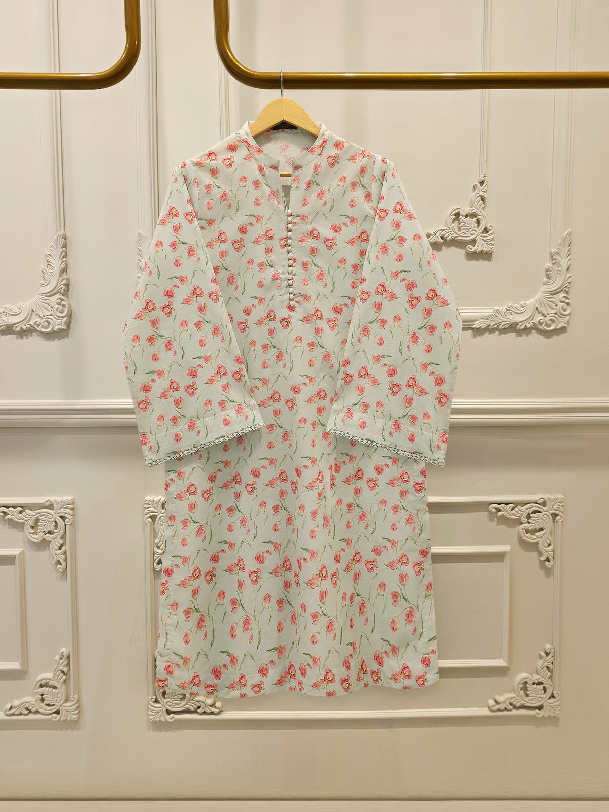 2 Piece - Digital Printed Cambric Suit S112908