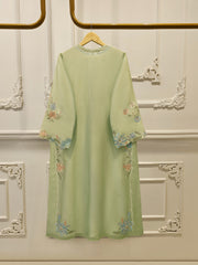 Pure Embroidered Sheesha Silk Shirt S112924