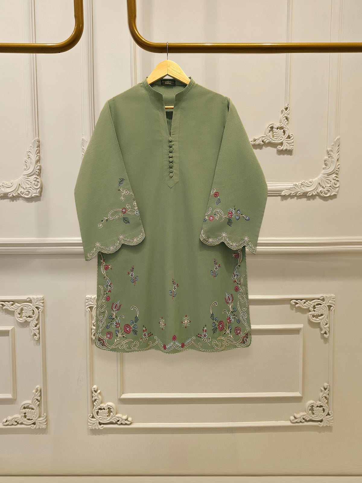 2 Piece - Embroidered  Khaddar Suit S112925
