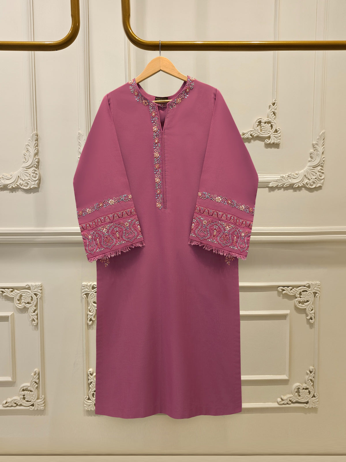 2 Piece - Embroidered  Khaddar Suit S112939