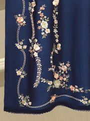 Pure Embroidered Sheesha Silk Shirt S112946