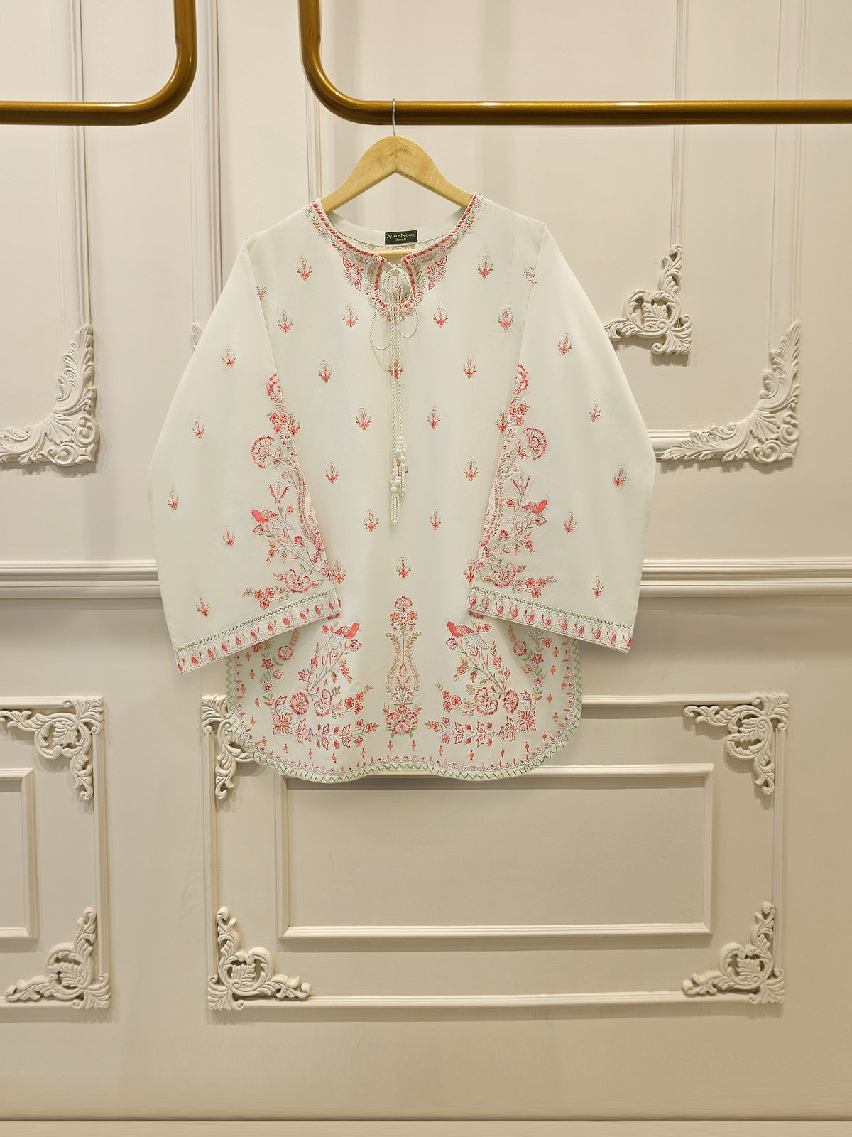 2 Piece - Embroidered Cambric Suit  S112938