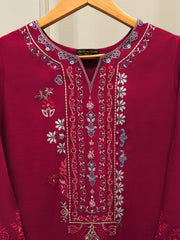 2 Piece - Embroidered Kora Cotton Suit  S112947