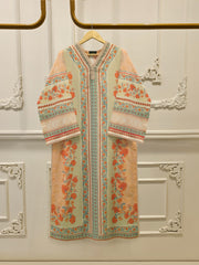 2 Piece - Digital Printed Embroidered Cambric Suit S112956