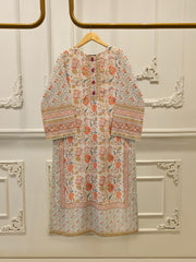 Digital Printed Embroidered Cambric Shirt S112958