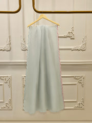 3 Piece-  Pure Embroidered Sheesha Silk Suit S112962