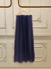 3 Piece-  Pure Embroidered Sheesha Silk Suit S112967