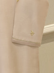 Pure Embroidered Sheesha Silk Shirt S112975