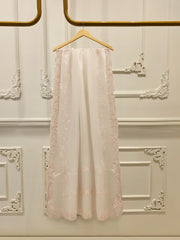 3 Piece - Pure Organza Embroidered Suit S112985