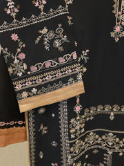 3 Piece - Embroidered Kora Cotton Suit  S113004