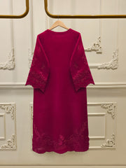 3 Piece - Pure Organza Embroidered Suit S113012