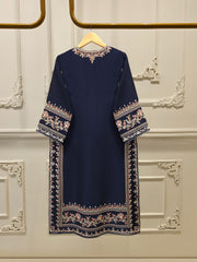 3 Piece-  Pure Embroidered Sheesha Silk Suit S113015