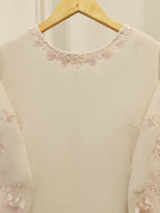 3 Piece - Pure Embroidered Cotton Net Suit S113079