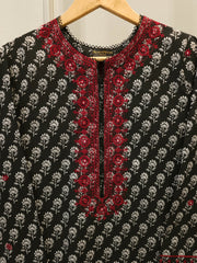 2 Piece - Digital Printed Embroidered Cambric Suit S113085