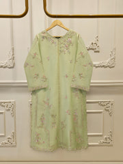 Pure Embroidered Sheesha Silk Shirt S113107